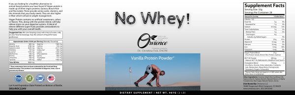 No Whey Vanilla Protein Powder - Image 3